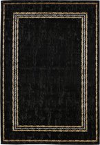 Lalee Marmaris | Modern Vloerkleed Laagpolig | Black | Tapijt | Karpet | Nieuwe Collectie 2024 | Hoogwaardige Kwaliteit | 80x300 cm