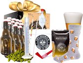 SIMPELBROUWEN® - Luxe Cadeaubox Tripel - Bierbrouwpakket - Zelf bier brouwen pakket - Startpakket - Gadgets Mannen - Cadeau - vaderdag cadeau - vaderdag geschenk - Verjaardag - Cadeau voor man - vaderdag cadeaupakket - vaderdag cadeautje