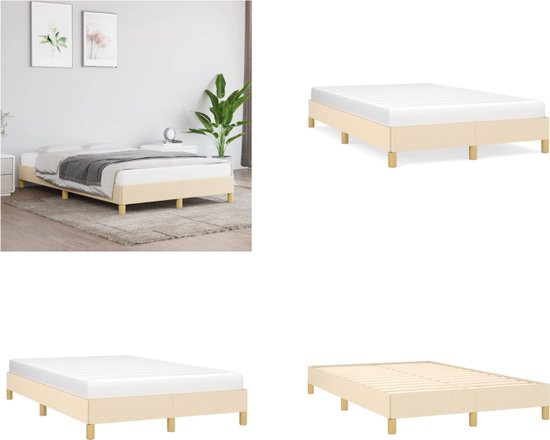 VidaXL Bedframe stof - Bedframe - Bedframe - Bed - Slaapmeubel