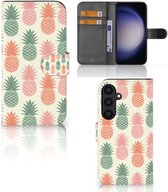 Leuk Hoesje Geschikt voor Samsung Galaxy S24 Smartphone Hoesje Ananas