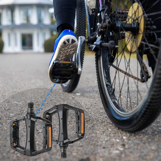 Pédales de vélo pour VTT, vélo de route noir, pédales