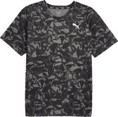 Puma fit ultrabreathe aop t-shirt in de kleur zwart.