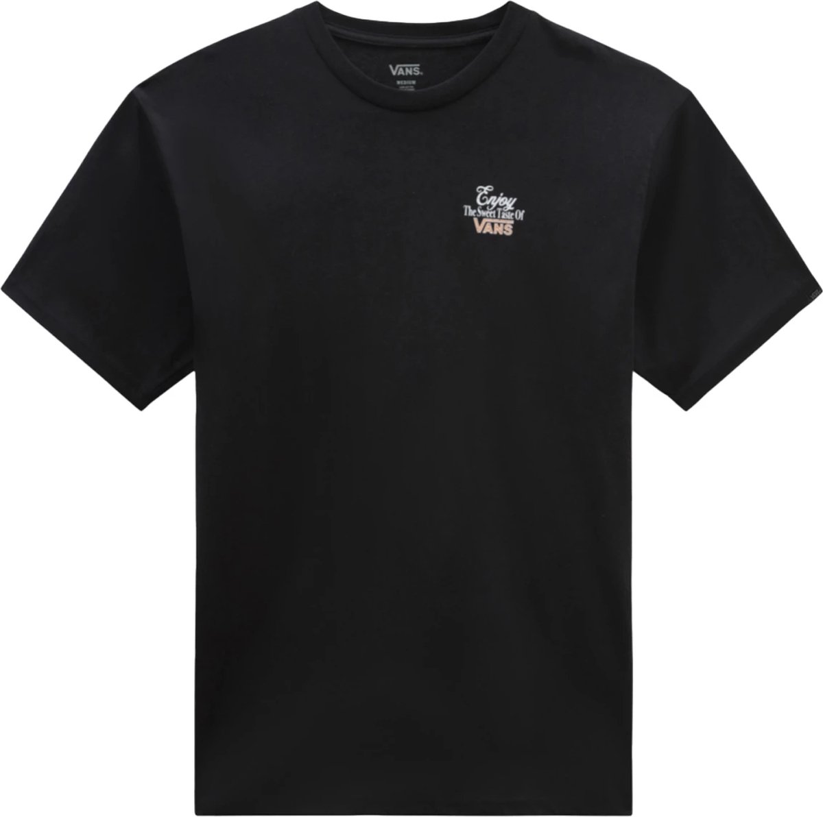 Vans checkerboard taste t-shirt in de kleur . Zwart