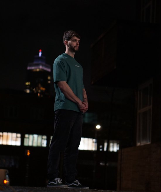 Stokerson - T-shirt (Sport) - Surdimensionné - Signature Vert - 100% Katoen - Gymwear - M