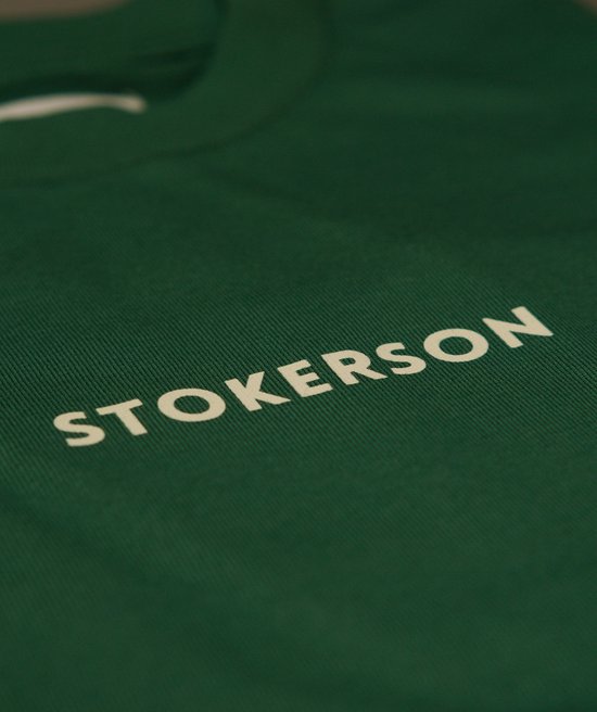 Stokerson - T-shirt (Sport) - Surdimensionné - Signature Vert - 100% Katoen - Gymwear