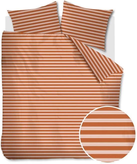 Housse de couette VTWonen Pajamas - Lit simple - 240x200/220 cm - Terra
