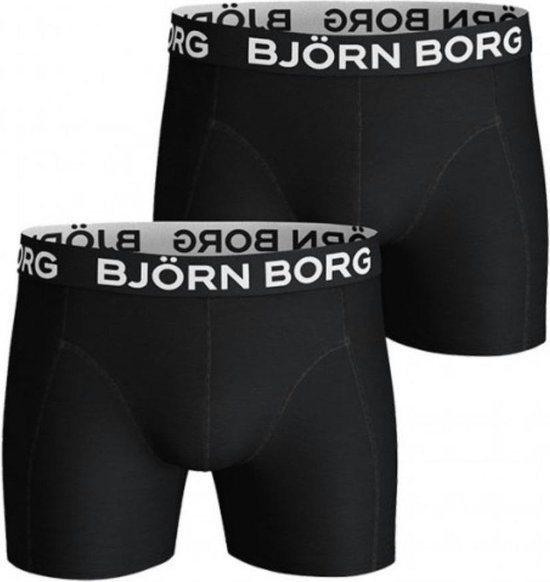 Björn Borg Core Lange short - 2 Pack - maat 170 (170) - Jongens Kinderen - Katoen/elastaan- 10000836-MP001-170