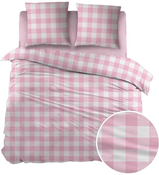 Sleepnight dekbedovertrek Lies Pink Flanel