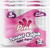Papier toilette Pink 96 rouleaux par paquet
