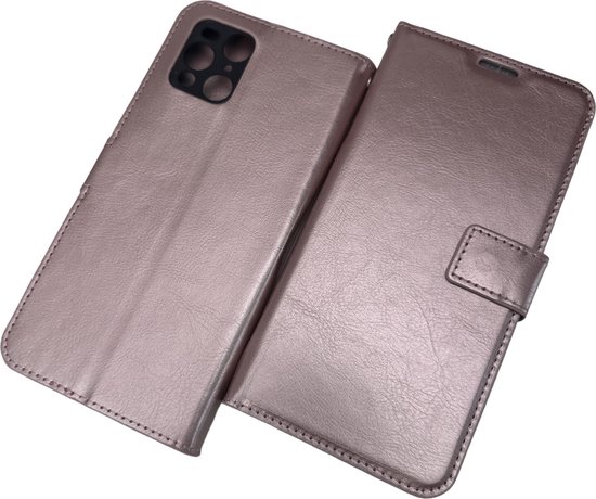 Étui à livres Oppo Find X3 Pro or rose