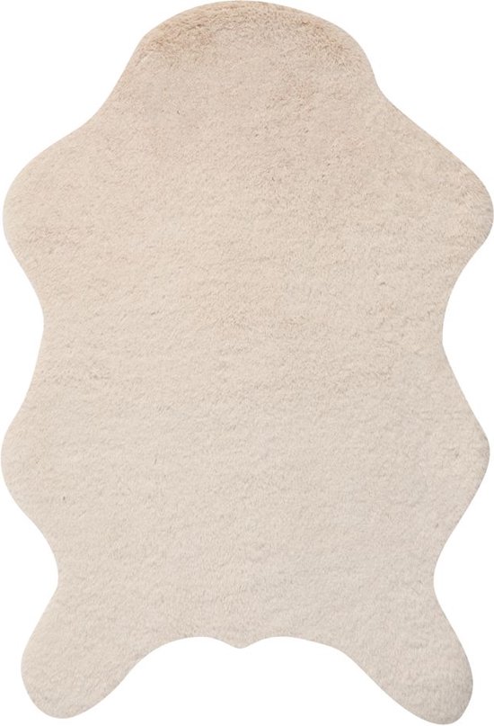 Linen & More - Vloerkleed 'Portland' (100cm x 60cm, Sand)