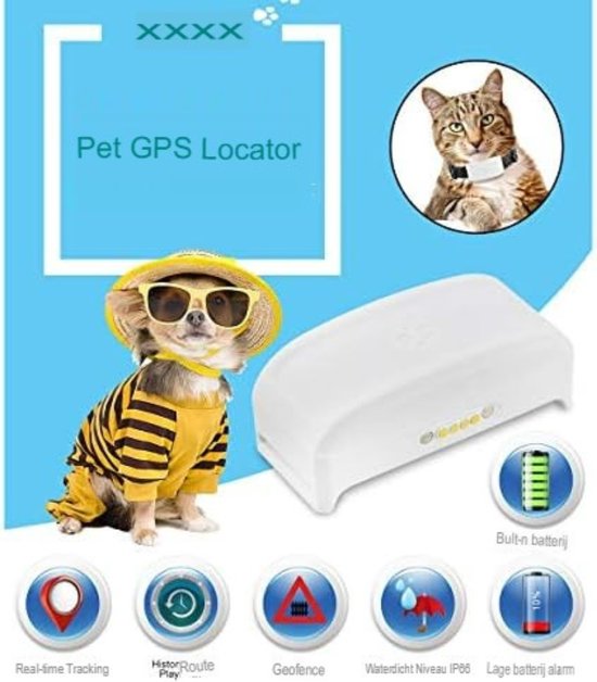 Tracker Hond Tracker Kat Tracker Huisdier Tracker GPS Volgsysteem