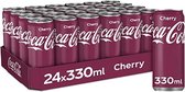 Coca Cola - Cherry - Boîte Sleek - 24 x 33 cl