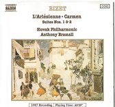 Anthony Bramall - Bizet, Slovak Philharmonic Orchestra – Carmen & L'Arlésienne /Suites (CD)