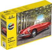 1:16 Heller 56796 Citroen DS19 Cabriolet Auto - Starter Kit Plastic Modelbouwpakket