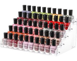 Rapid GLow Nagellak organizer 5 Lagen | Nagellak Organizer Acrylic | Nagellak koffer organizer | Multifunctionele voor thuis en Schoonheidsaloon