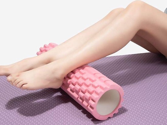 Yoga Schuimrol - Pilates Rol - Spierversterking - Massagerol - Roze - Merkloos