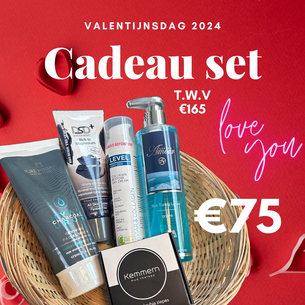 Goedkoopste Moederdag cadeautje Set voor vrouw met Dode Zee Zout mineralen 2 delig