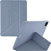 iMoshion Tablet Hoes Geschikt voor iPad Pro 11 (2022) / iPad Pro 11 (2021) / iPad Pro 11 (2018) / iPad Air 4 (2020) / iPad Air 5 (2022) - iMoshion Origami Bookcase tablet - Paars /Dark Lavender