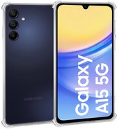 Convient pour Samsung Galaxy A15 - Coque - Coque Antichoc - Housse Transparente