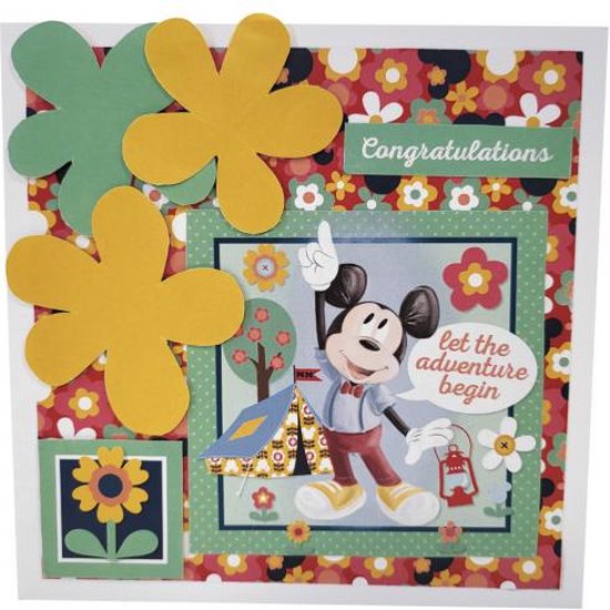 Kit de fabrication de cartes Minnie Mouse 20,3 x 20,3 cm (DYP0021)