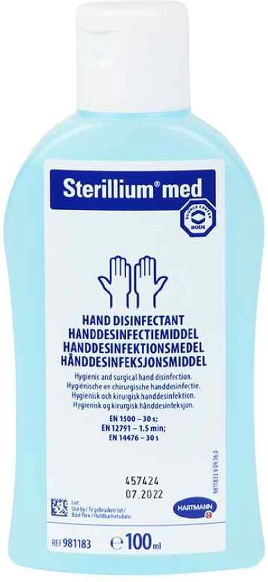 Goedkoopste Voordeelverpakking 4 X Sterillium med handdesinfectant van Hartmann - 4 x 100ml