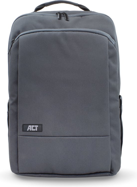 ACT Move rugzak voor laptops tot 15,6” gemaakt van gerecyclede plastic flessen AC8560
