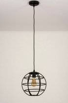 Lumidora Hanglamp 73320 - EGOR - E27 - Zwart - Metaal - ⌀ 28 cm
