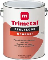 Trimetal Stelfloor Ergesol - Peinture pour sol intérieur / extérieur - Wit - 5L