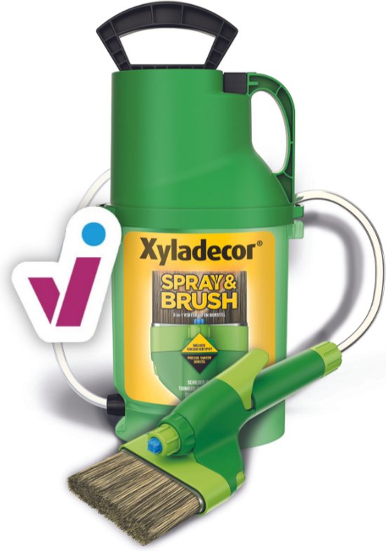 Xyladecor 2-in-1 verfspuit en borstel - 2.5L