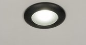 Lumidora Inbouwspot 72775 - JAIPUR - GU10 - Zwart - Metaal - Buitenlamp - Badkamerlamp - IP65 - ⌀ 9 cm