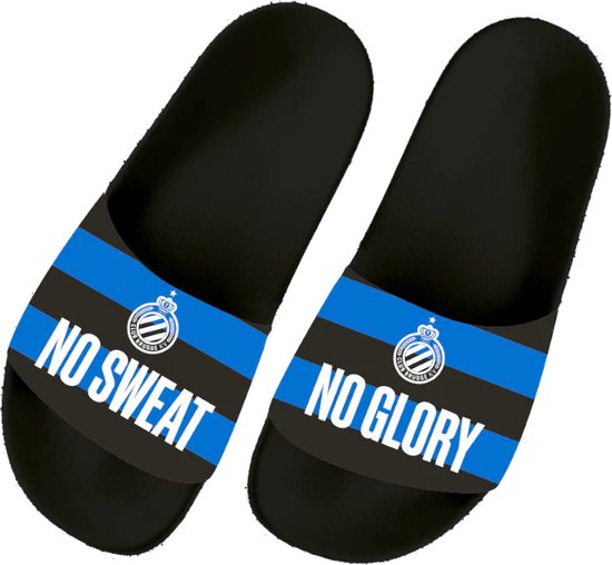 Badslippers Club brugge 'No sweat no glory' maat 41/42 'official item'