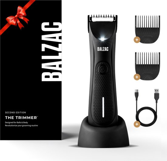 Balzac™ trimmer 2. 0 - bodygroomer mannen - manscaped - gemaakt voor schaamstreek - haartrimmer - waterdicht - twee standen