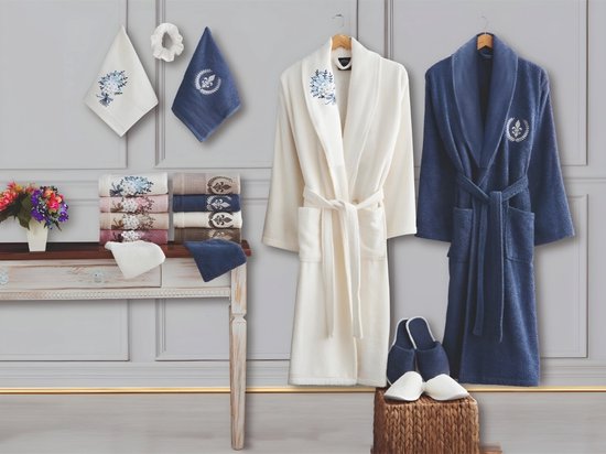 Peignoir coton egyptien new arrivals