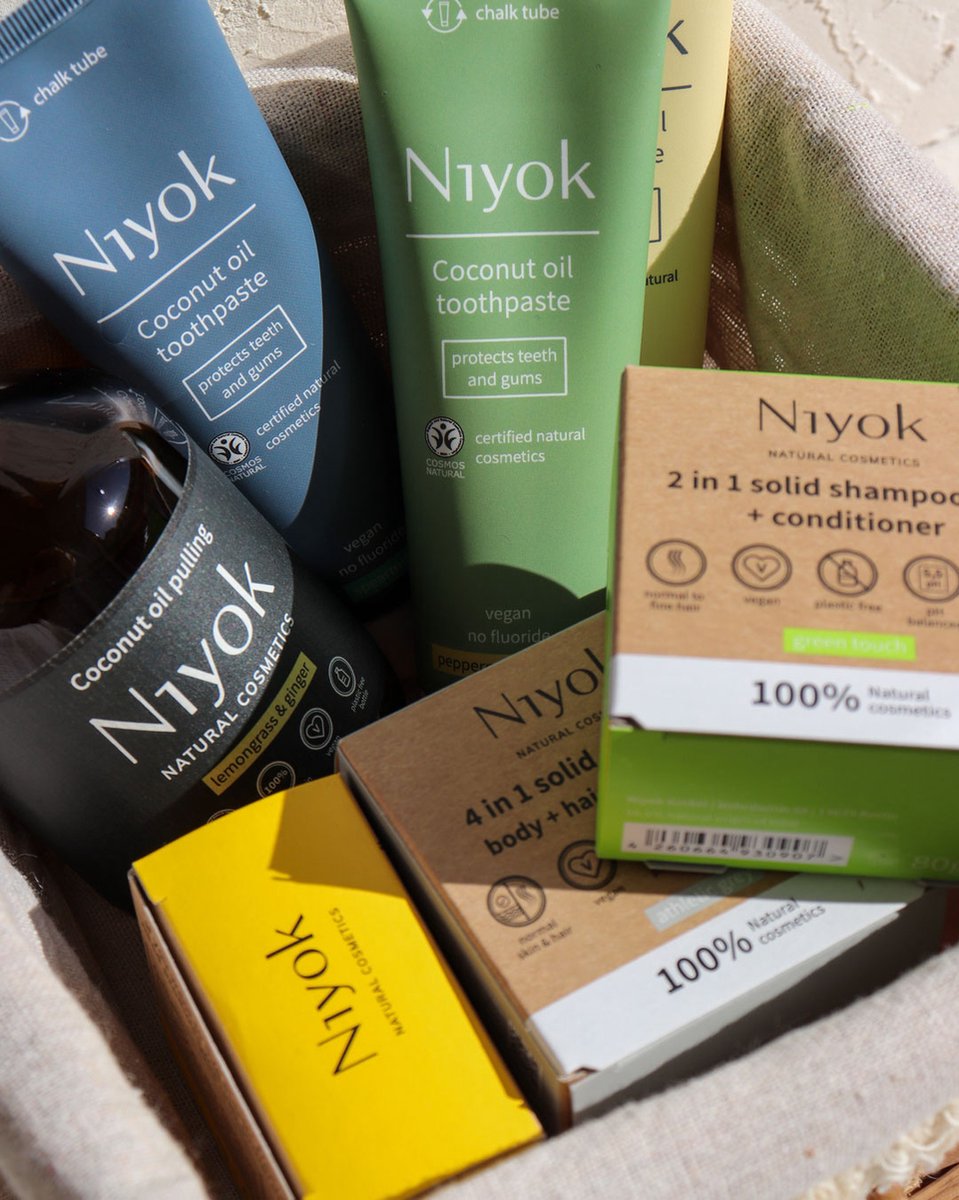 Goedkoopste Niyok Mondspoelolie - Kokosnoot - 200ML - Antibacterieel - Natuurlijke Mondverzorging - Vegan