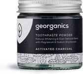 Natuurlijke Tandpoeder (Actieve Kool) - Georganics 60 ml