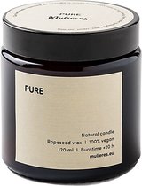 Mulieres Pure - Handgemaakte Kaars - 120 ml - Natuurlijke geur - Ambachtelijke kaars - Brandduur +20 h