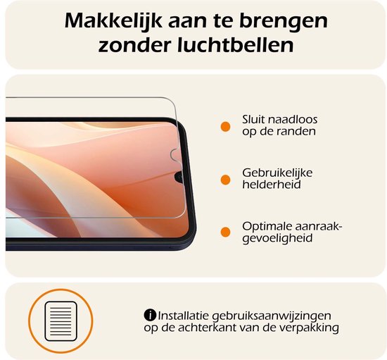 Protecteur d'écran adapté pour Samsung A15 Film de protection d'écran en Glas Tempered Glass - Protecteur d'écran adapté pour Samsung Galaxy Galaxy A15 Protecteur d'écran