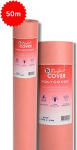 Perfect Cover® Polycover - 50m² / 140gsm - Protection de sol - Coulisse en plâtre - Non-tissé de revêtement - Hydrofuge - Tous types de sols - Construction et Rénovation