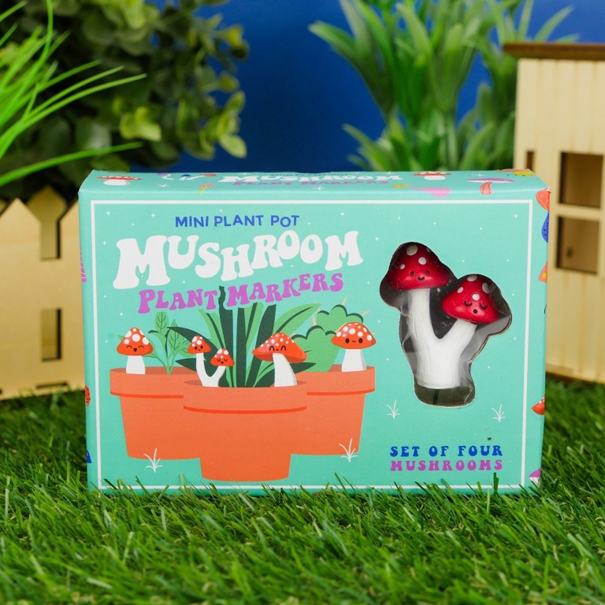 Gift Republic Plantenpot decoratie - Mushroom