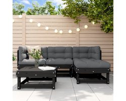 vidaXL - 5-delige - Loungeset - geïmpregneerd - grenenhout vidaXL - 5-delige - Loungeset - geïmpregneerd - grenenhout