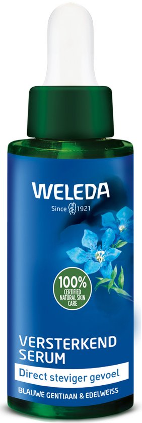 Weleda Versterkend Serum - Blauwe Gentiaan & Edelweiss - Anti-Age - Verstevigt de 50+ huid - 30ml