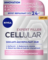 NIVEA CELLular Expert Filler Anti-Age Dagcrème - Ouder wordende huid - SPF 30 - Met hyaluronzuur, creatine en Foliumzuur - 50 ml