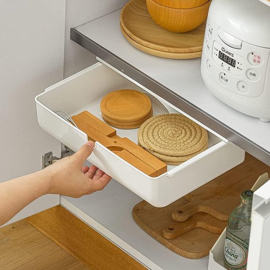 2 Stuks Zelfklevende Schuiflades Voor Onder Het Bureau - Creatieve