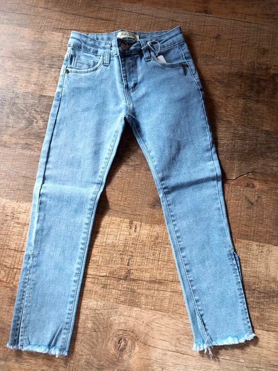 Jeansbroek skinny jeans Kidsstar - blauw - maat 122/128