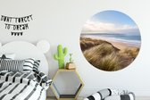 Cercle mural - Aluminium - Mer - Dune - Plantes - ⌀ 120 cm XXL