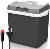 Elektrische Koelbox 32L - Coolbox - Met Verwarmingsfunctie - 12V Autolader en 230V Stopcontact - Lichtgewicht - Koelt & Verwarmt Koelboxen Auto Grijs