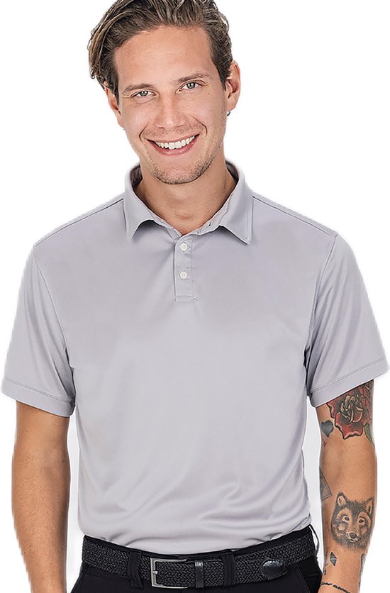 Func Factory mannen Poloshirt Mac zilvergrijs maat L van Func Factory — afbeelding 5