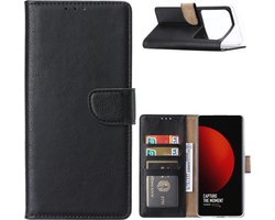 Portemonnee Book Case Hoesje Geschikt voor: Xiaomi Mi 12S Ultra - Zwart