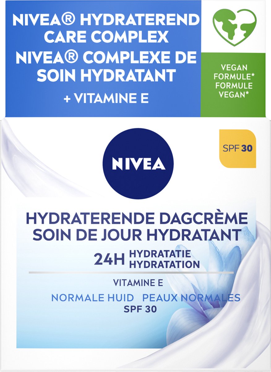 Goedkoopste NIVEA Essentials Hydraterende Dagcrème - Gezichtscreme - Normale tot gemengde huid - SPF 30 - Met vitamine E en lotusextract - 50 ml